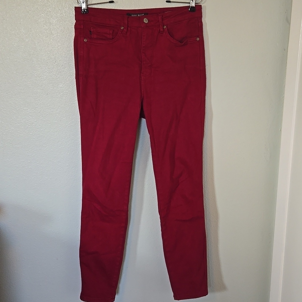 Judy Blue | Burgundy Denim Skinnies Size 9/29